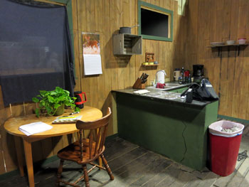 cabin in the woods set image